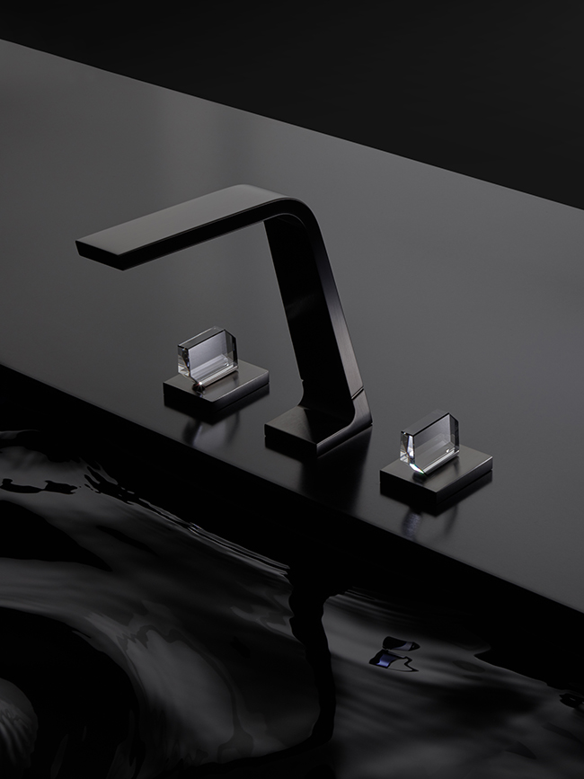 Dornbracht - Cl1 — CL1 with crystal handles, DORNBRACHT, photograph 2 by Gerhardt Kellermann